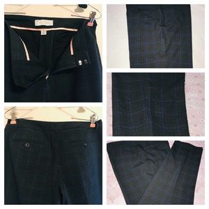 Gap Slim Cropped Stretch Grey Blue Window Pane